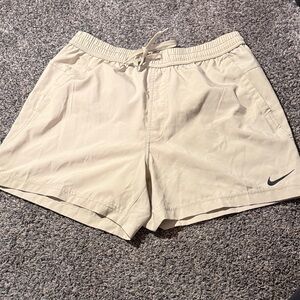 Nike Light Tan Sports Shorts